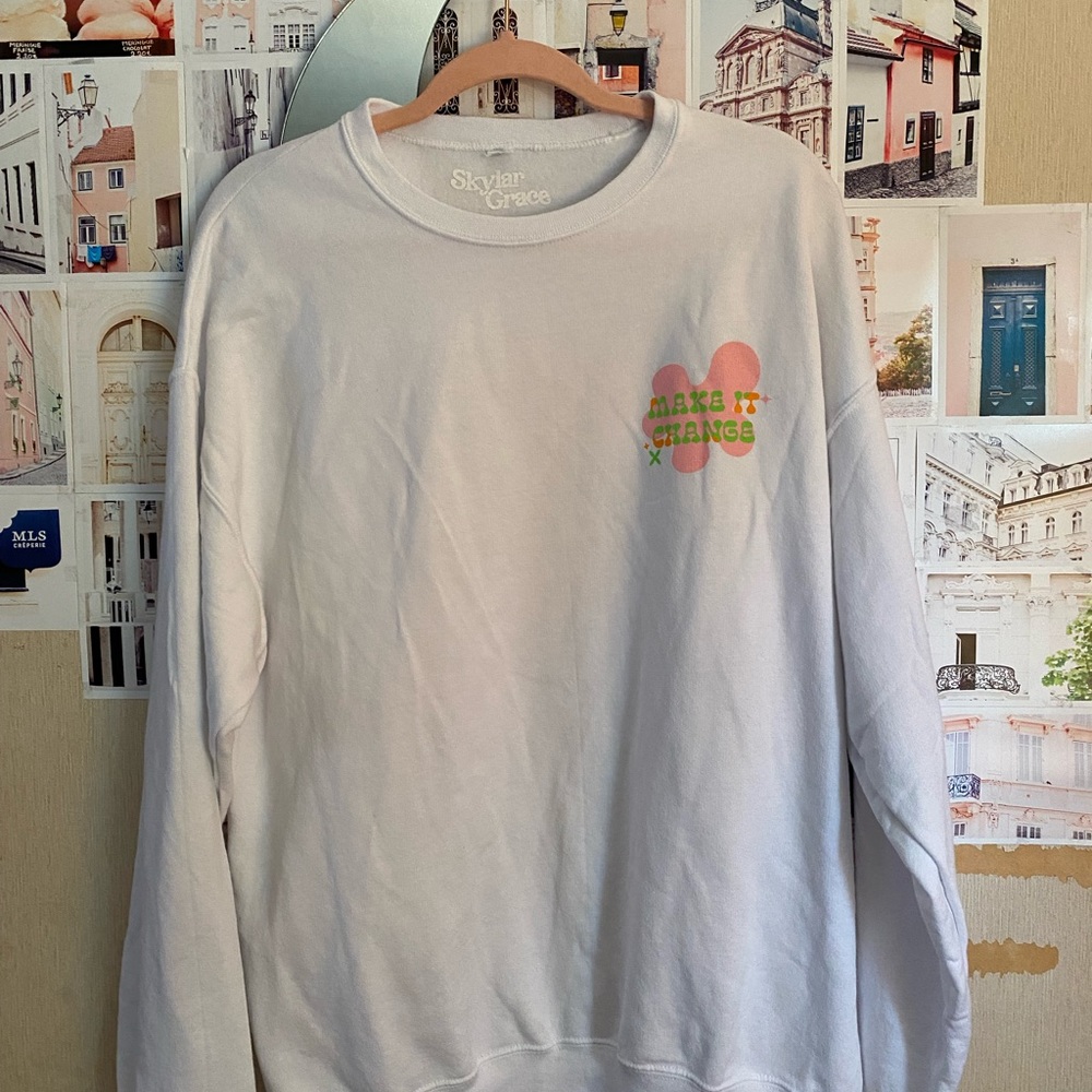 Skylar Grace Co Make It Change Crewneck
